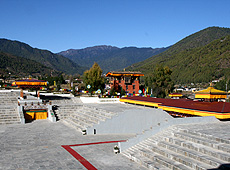 ブータンの国王の戴冠式が行われたタシチョ･ゾン