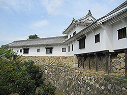 世界遺産の姫路城の西の丸櫓群
