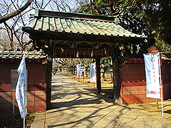 上野公園の重要文化財上野東照宮の門