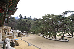 韓国の世界遺産仏国寺の庭