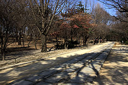 韓国の世界遺産宗廟の三道