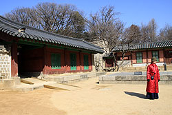 韓国の世界遺産宗廟の屏風