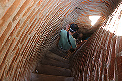 キルギスの世界遺産ブラナの塔の内部