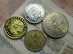 カザフスタンのコイン