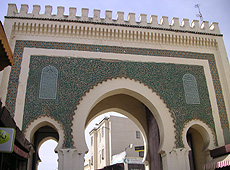 モロッコの世界遺産フェズのブー・ジュールド門