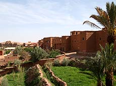 モロッコの世界遺産アイト・ベン・ハッドゥの周辺の住居