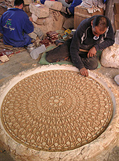 モロッコの世界遺産フェズにある陶器工房
