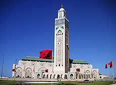 モロッコのカサブランカのハッサン二世モスク