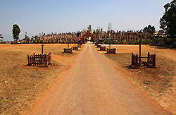 ミャンマーのカックー遺跡