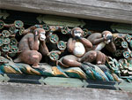 日光東照宮の三猿