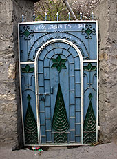 パキスタンのアルチット村の家のドア