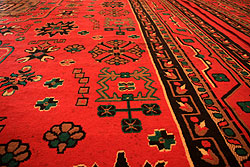 ウイグル民族の絨毯