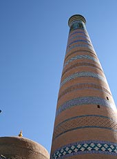 ウズベキスタンのヒヴァの世界遺産イチャンカラ