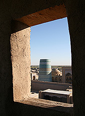 ウズベキスタンのヒヴァの世界遺産イチャンカラ
