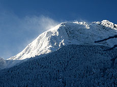 八ヶ岳の雪山
