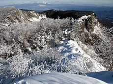 北八ヶ岳の樹氷と雪景色