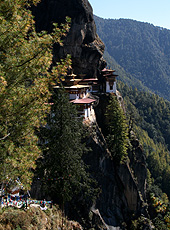 ブータンのタクツァン僧院