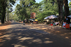 カンボジアの道