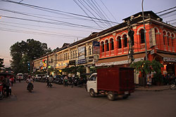 カンボジアのオールドマーケット 