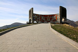 ジョージアのロシアグルジア友好記念塔