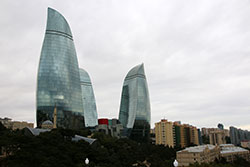 アゼルバイジャンのフレームタワー