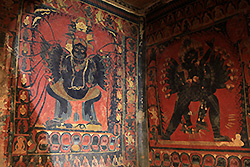 ラダックのピヤン・グル・ラカンの壁画 