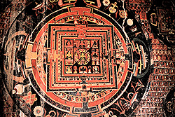 ラダックのツァツァプリの曼荼羅 の素材