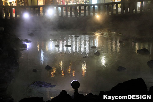 夜の草津温泉