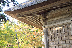 世界遺産の平泉の毛越寺のお堂