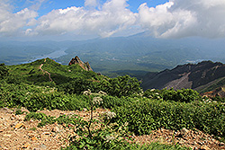 日本百名山の磐梯山からの風景