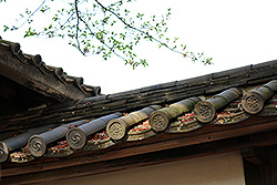 川越の喜多院の重要文化財の山門