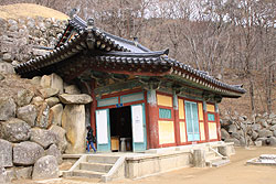 韓国の世界遺産の石窟庵