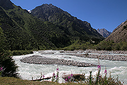 キルギスのビシュケクのアラ・アルチャ自然公園