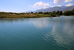 キルギスのイシク・クル湖