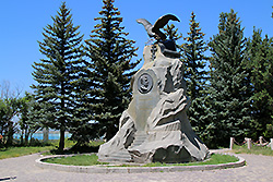 キルギスのプルジェヴァルスキー博物館の像