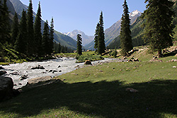 キルギスのバルスコーン渓谷