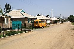 キルギスのコチコルの村