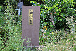 カザフスタンのアルマトイにある日本人墓地の碑
