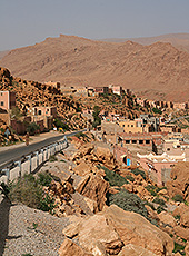 モロッコのカスバ街道