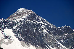 ネパール側からのエベレスト