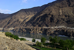 パキスタンを流れるインダス川