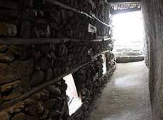 フンザのアルチット城の内部