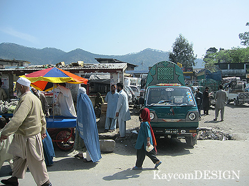 パキスタンの街並み