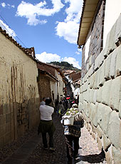 ペルーの世界遺産クスコの旧市街