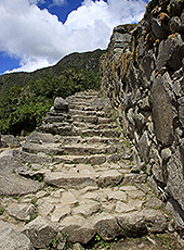 ペルーの世界遺産マチュピチュの道