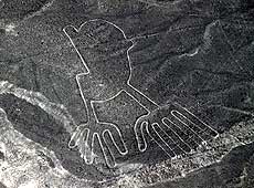 ペルーの世界遺産ナスカの地上絵の手
