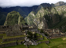 ペルーの世界遺産マチュピチュの居住区