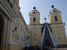 ペルーのリマの世界遺産サン・フランシスコ教会・修道院