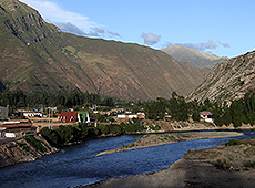 ペルーのウルバンバ川