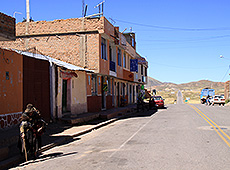 ペルーのプナカの街並み